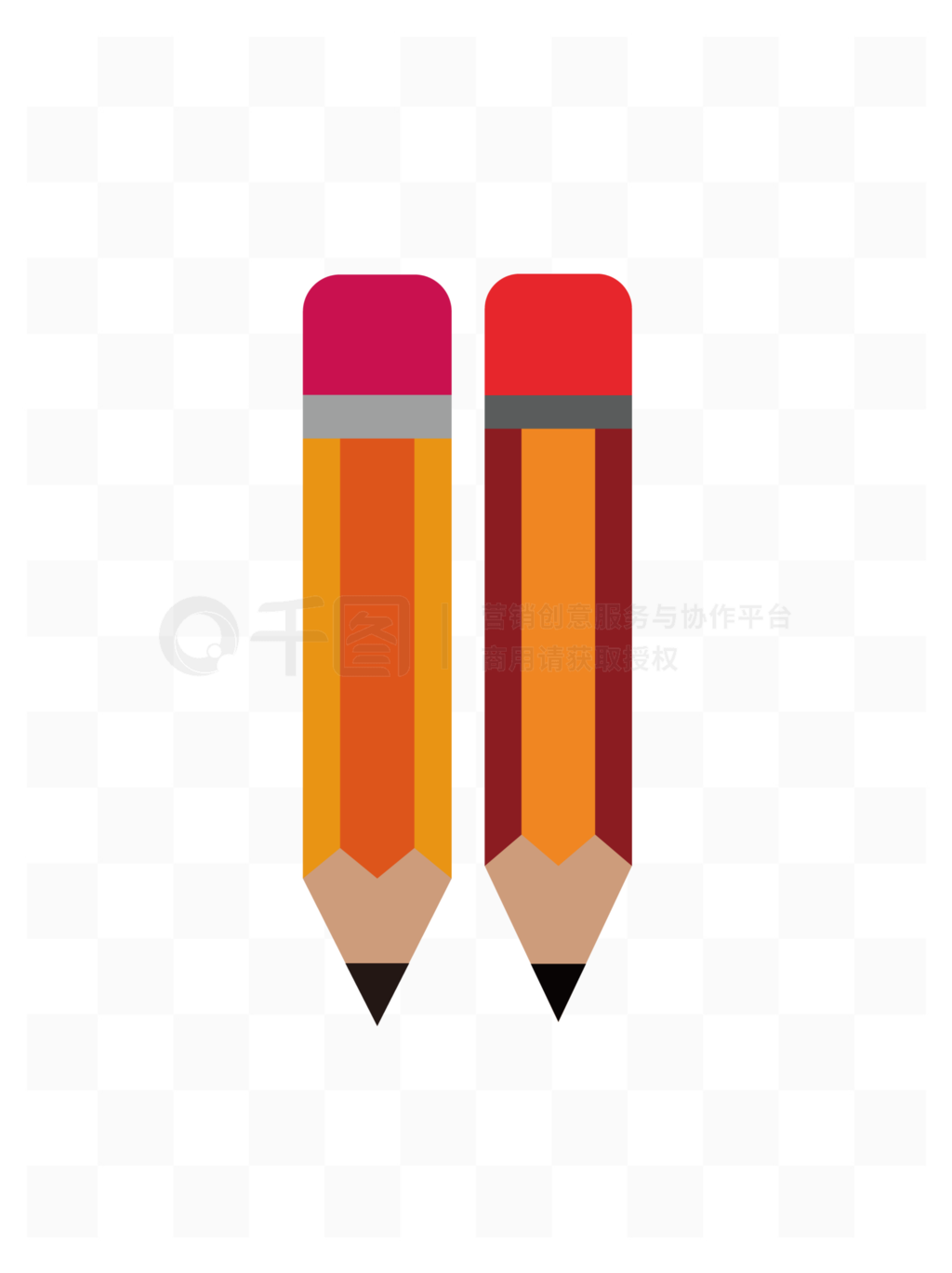 彩色文具用品铅笔矢量图学习教育样品免费模板免费下载_eps格式_2000像素_编号40784808